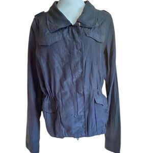 G-Star Raw Denim black lightweight zipper jacket M